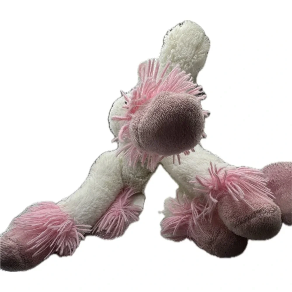 Kellytoy‎ Plush Unicorn White Pink Mane Shimmer Horn Stuffed Animal Toy 14 inch